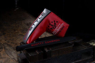 Casquette Golf Scotty Cameron Délavée - Design Studio, Sangle Réglable, Logo Bleu Titleist